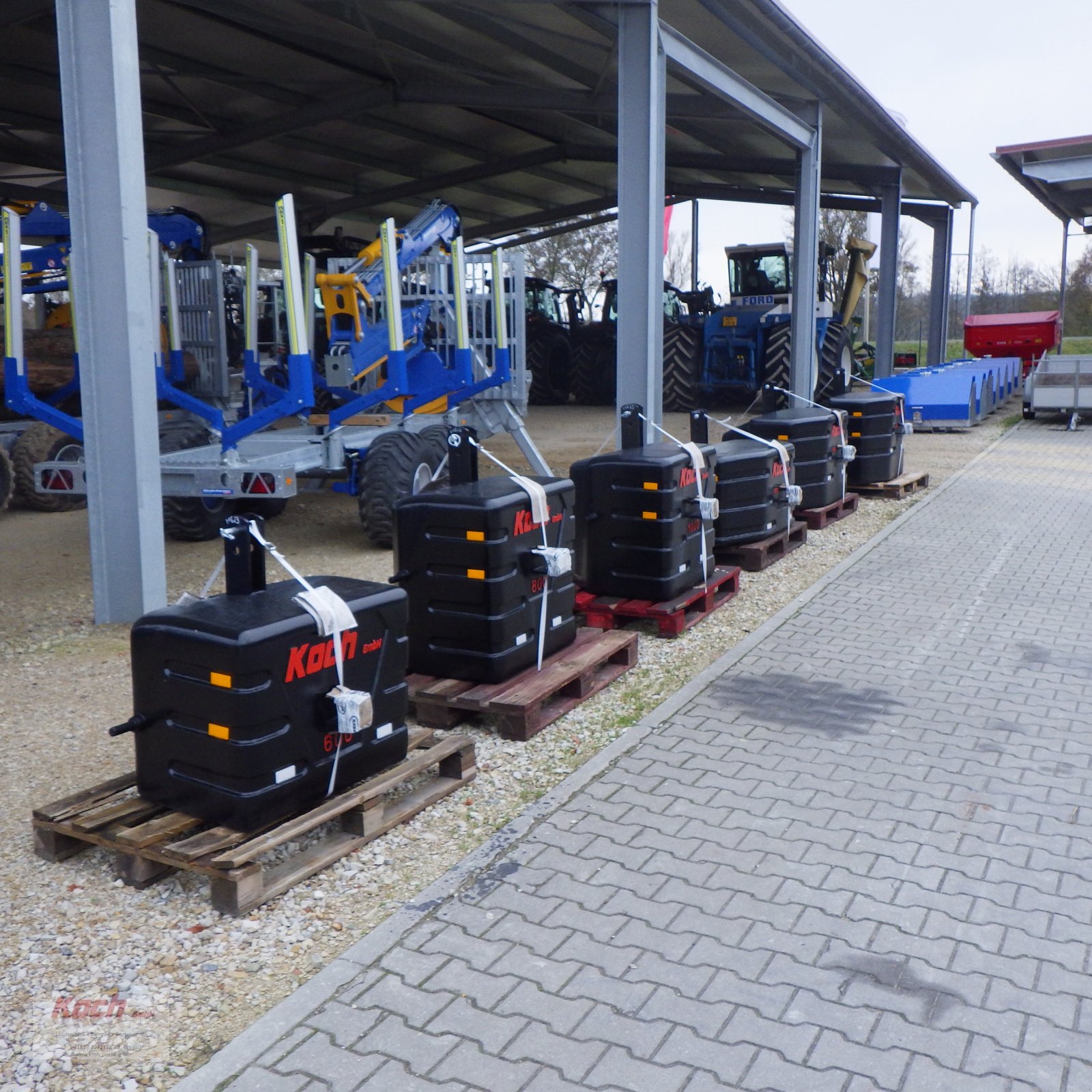 Frontgewicht des Typs Koch 600 kg, Neumaschine in Neumarkt / Pölling (Bild 9)