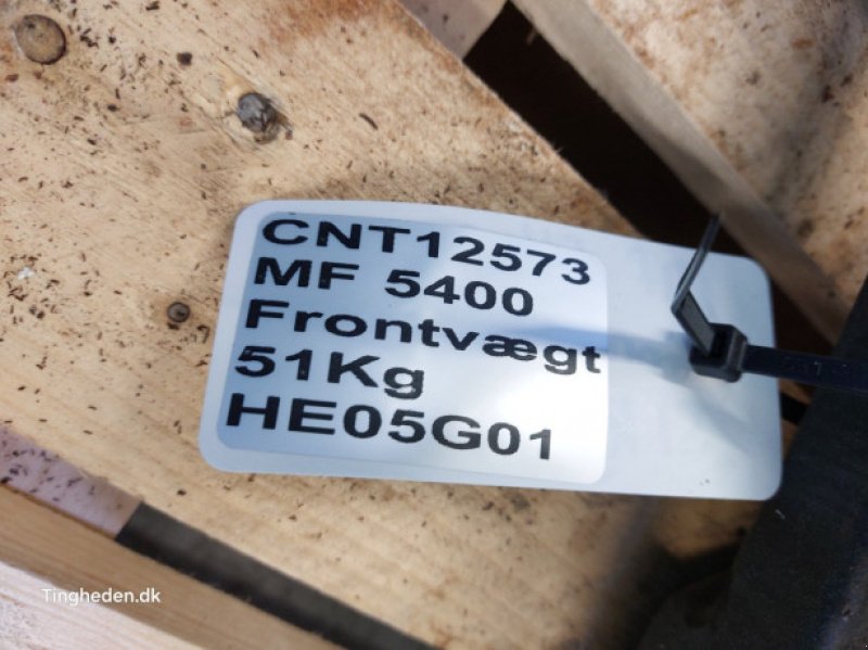 Frontgewicht typu Massey Ferguson 5400, Gebrauchtmaschine v Hemmet (Obrázek 10)