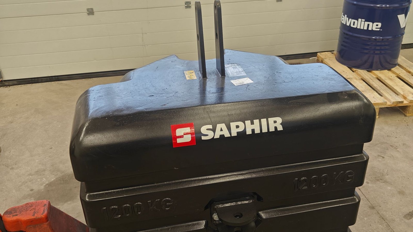 Frontgewicht del tipo Saphir Vægtklods  Saphir 1200kg, Gebrauchtmaschine In Skørping (Immagine 1)