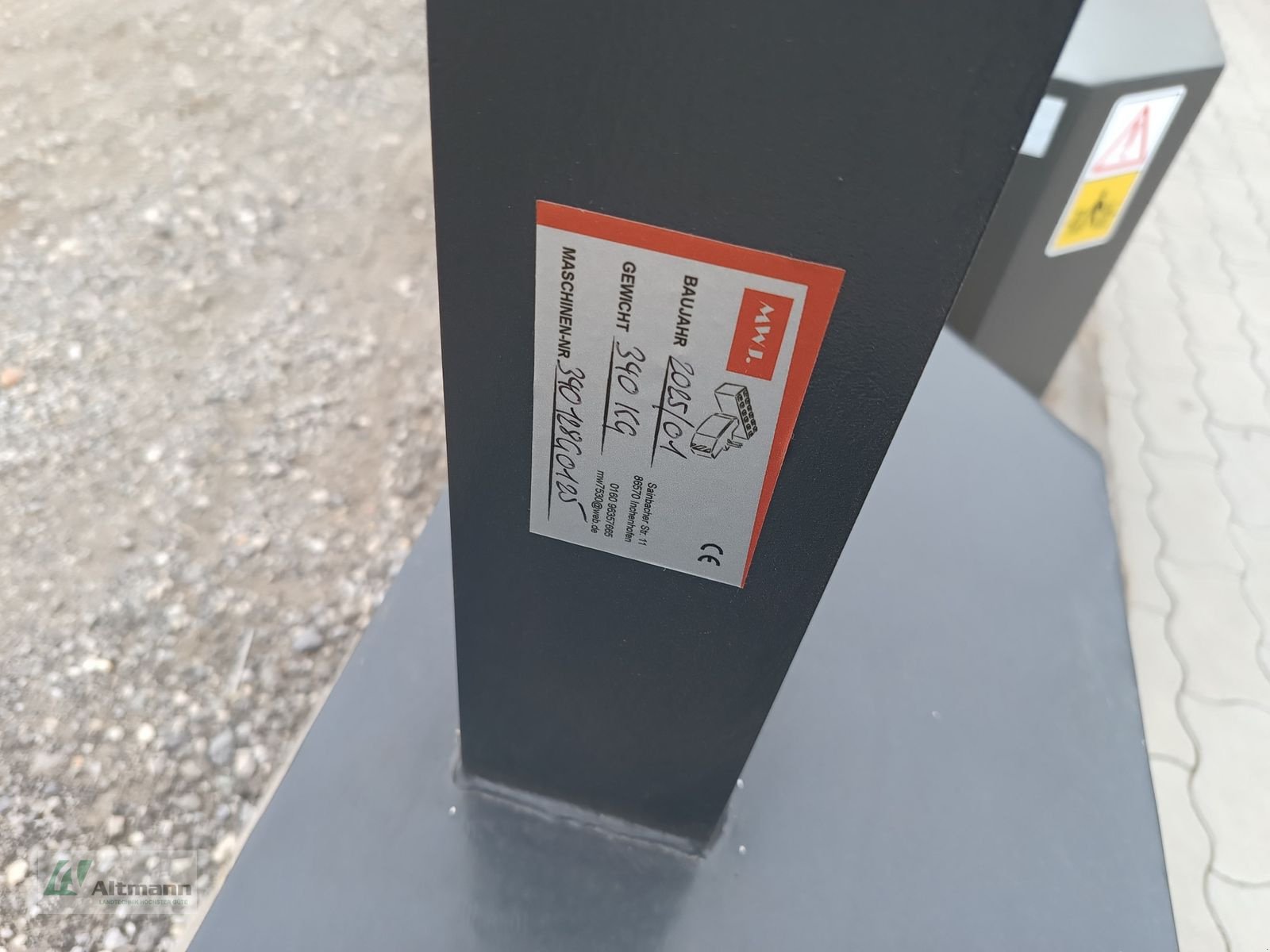 Frontgewicht tip Sonstige MWJ 340 kg, Neumaschine in Lanzenkirchen (Poză 5)