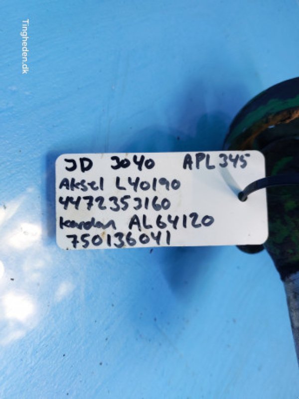 Fronthydraulik & Zapfwelle a típus John Deere 3040, Gebrauchtmaschine ekkor: Hemmet (Kép 14)