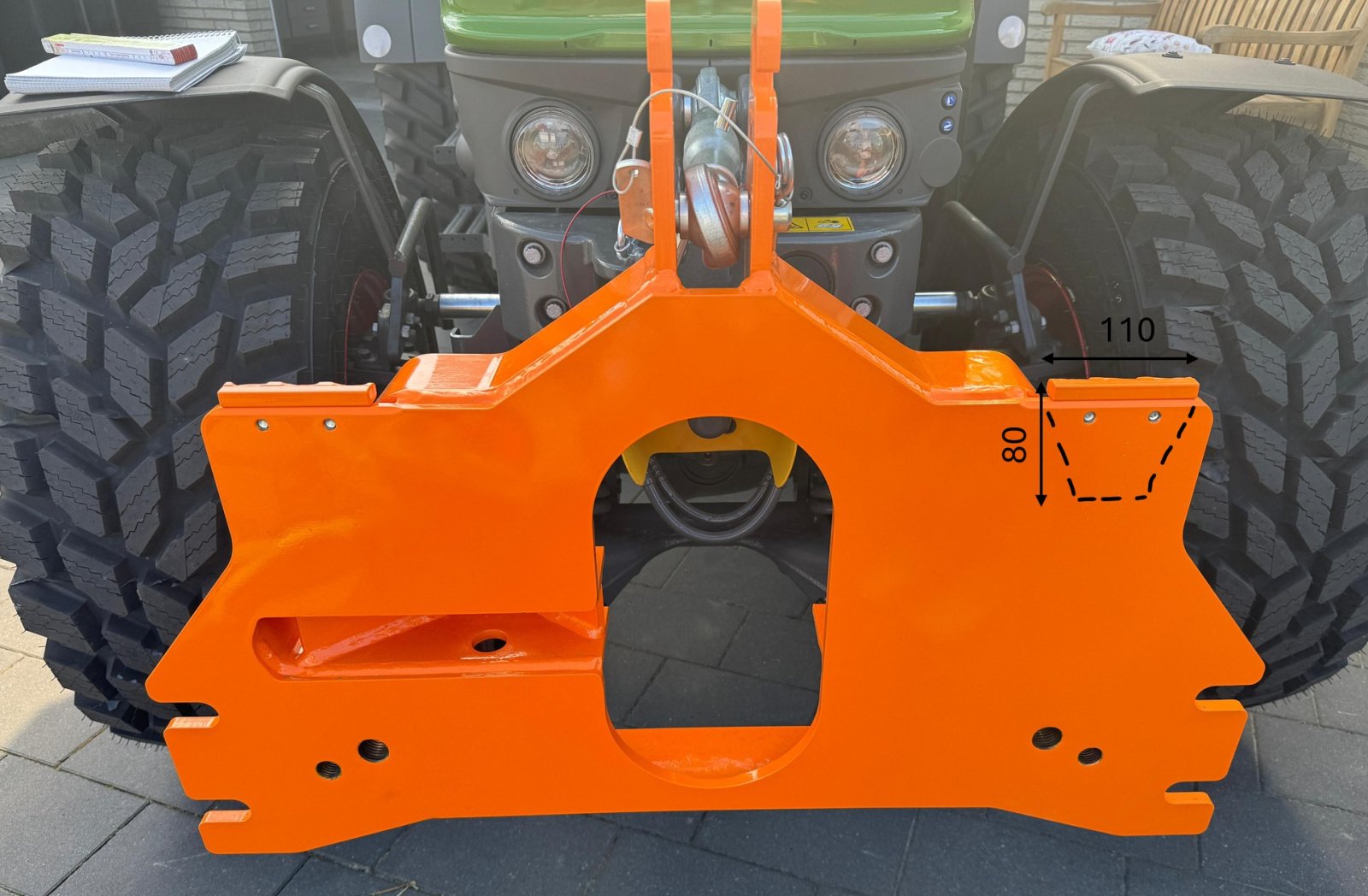 Fronthydraulik & Zapfwelle za tip Sauter Anbauplatte, Gebrauchtmaschine u Versmold (Slika 4)