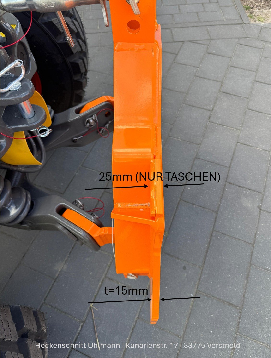 Fronthydraulik & Zapfwelle za tip Sauter Anbauplatte, Gebrauchtmaschine u Versmold (Slika 5)