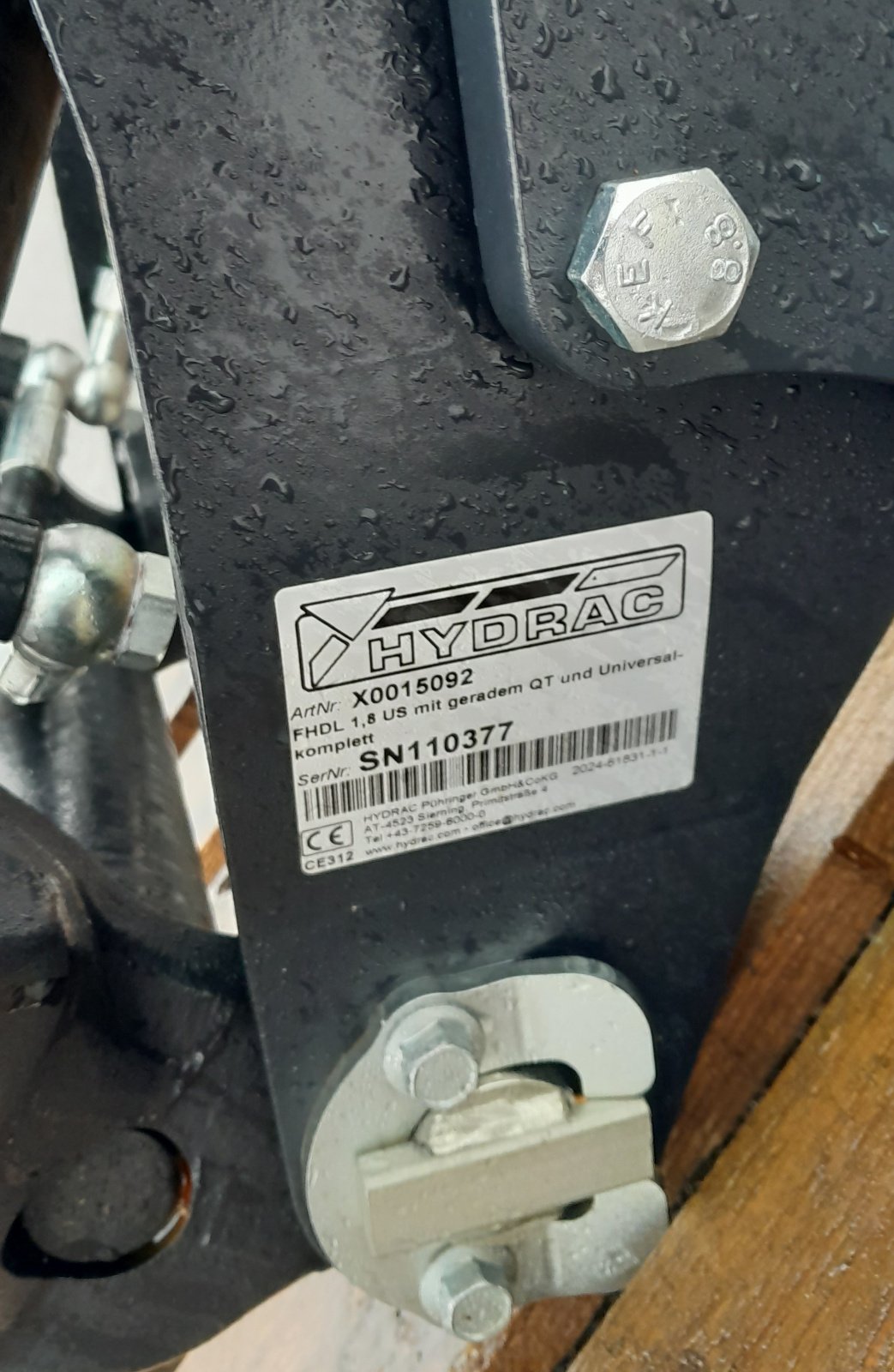 Fronthydraulik des Typs Hydrac F2-US, Neumaschine in Seubersdorf-Wissing (Bild 6)