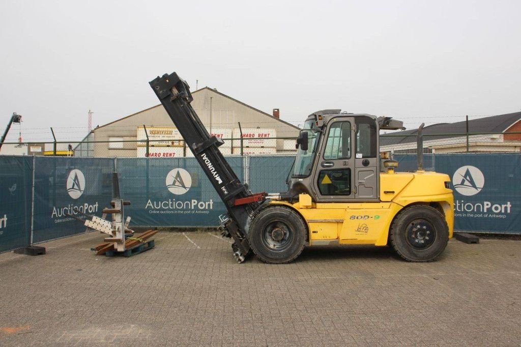Fronthydraulik typu Hyundai 80D-9, Gebrauchtmaschine v Antwerpen (Obrázok 2)