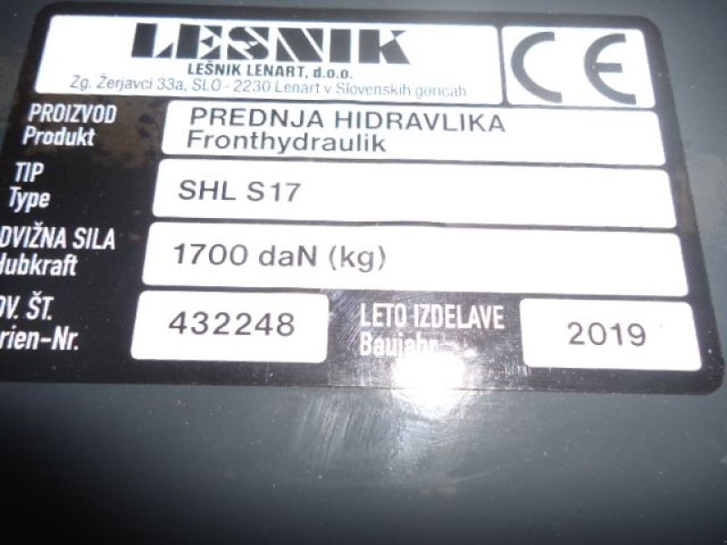 Fronthydraulik des Typs Lesnik SHL S 17, Neumaschine in Liebenau (Bild 11)