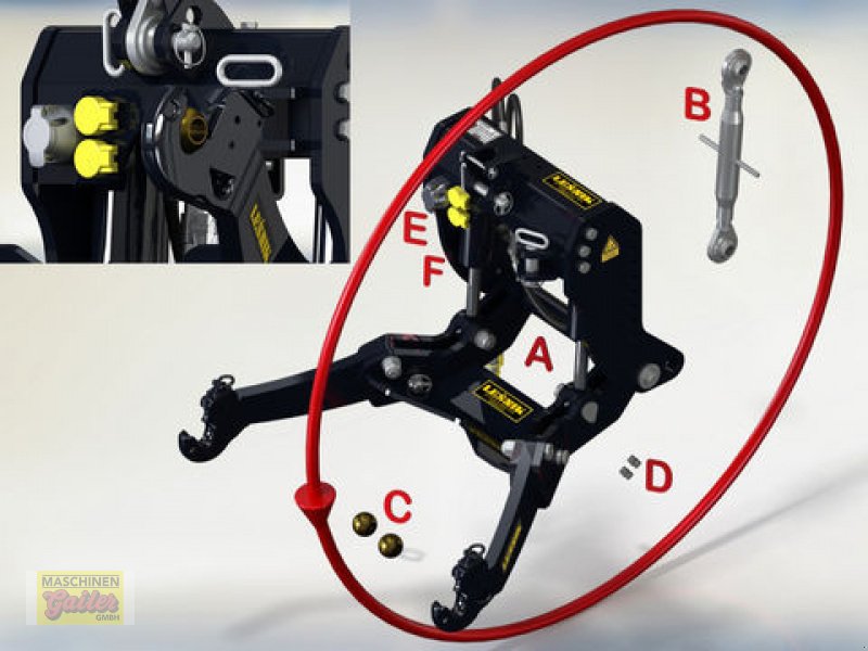 Fronthydraulik des Typs Lesnik SHL S17 Universal, Neumaschine in Kötschach (Bild 1)