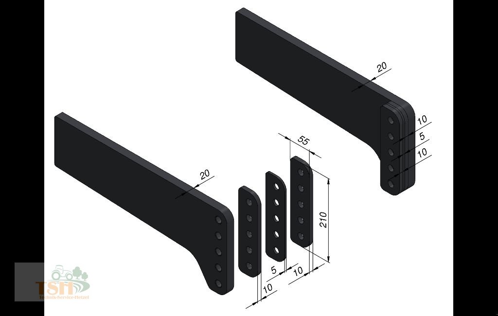 Fronthydraulik του τύπου Lesnik SHL S35 Lesnik universal Fronthydraulik, Neumaschine σε Burkhardtsdorf/OT Eibenberg (Φωτογραφία 6)