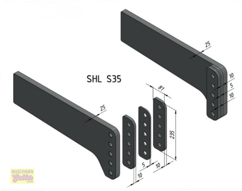 Fronthydraulik des Typs Lesnik SHL S35, Neumaschine in Kötschach (Bild 9)