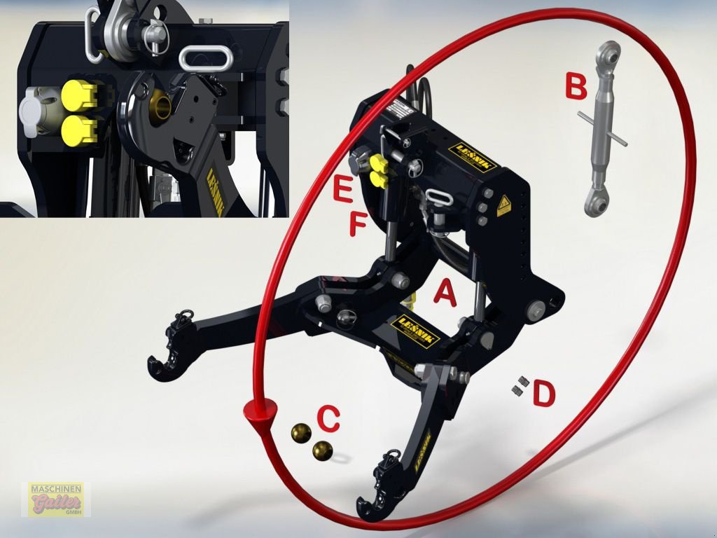 Fronthydraulik des Typs Lesnik SHL S35, Neumaschine in Kötschach (Bild 5)