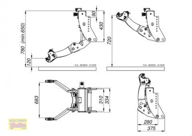 Fronthydraulik του τύπου Lesnik SHL S8 Universal, Neumaschine σε Kötschach (Φωτογραφία 8)