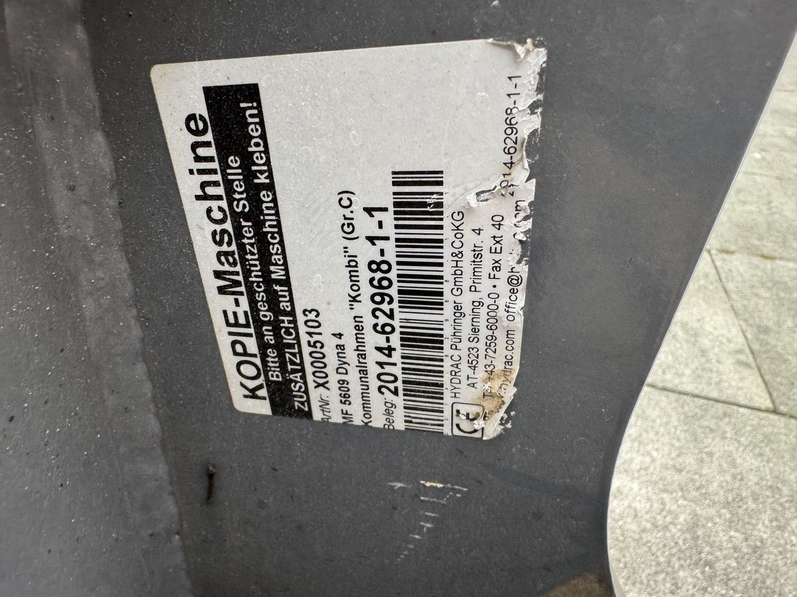 Fronthydraulik typu Sonstige Kommunalanbauplatte, Gebrauchtmaschine v Saldenburg (Obrázek 8)