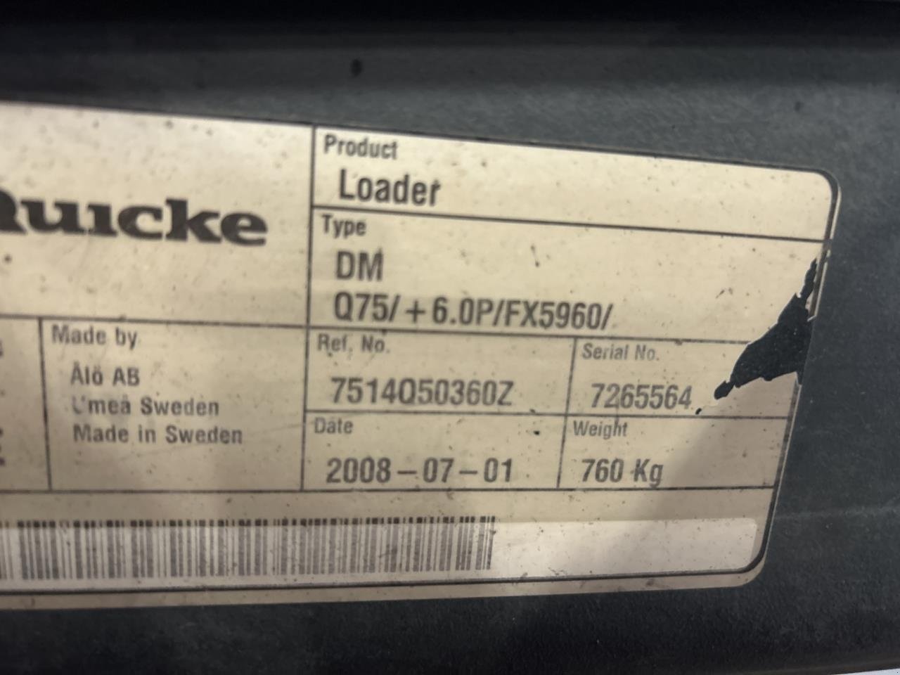 Frontlader tip Alö 75 LÆSSER, Gebrauchtmaschine in Jelling (Poză 6)