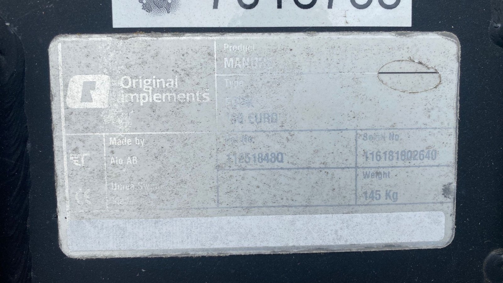 Frontlader del tipo Alö Gødningsgreb 150cm, Gebrauchtmaschine In Ringe (Immagine 2)