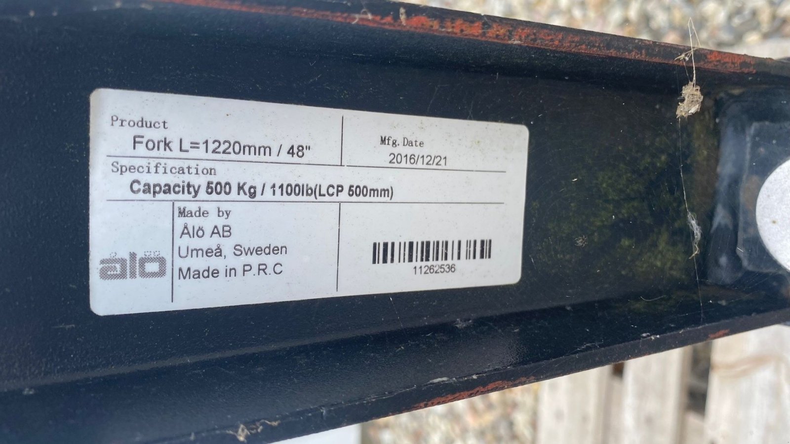 Frontlader of the type Alö Pallegaffelsæt, Gebrauchtmaschine in Ringe (Picture 2)