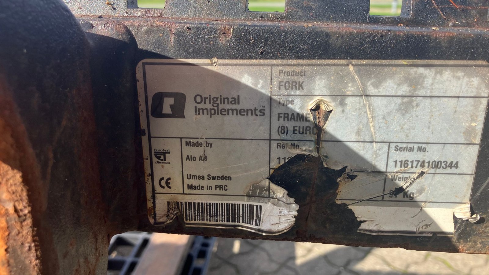Frontlader des Typs Alö Pallegaffelsæt, Gebrauchtmaschine in Hurup Thy (Bild 7)