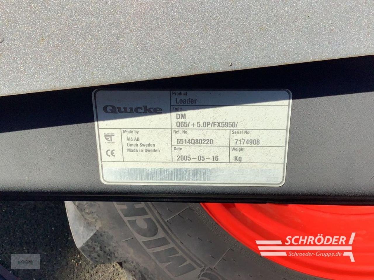 Frontlader of the type Alö Q 65, Gebrauchtmaschine in Schwarmstedt (Picture 5)