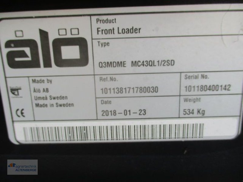 Frontlader of the type Alö Q3M Prestige, Gebrauchtmaschine in Altenberge (Picture 8)