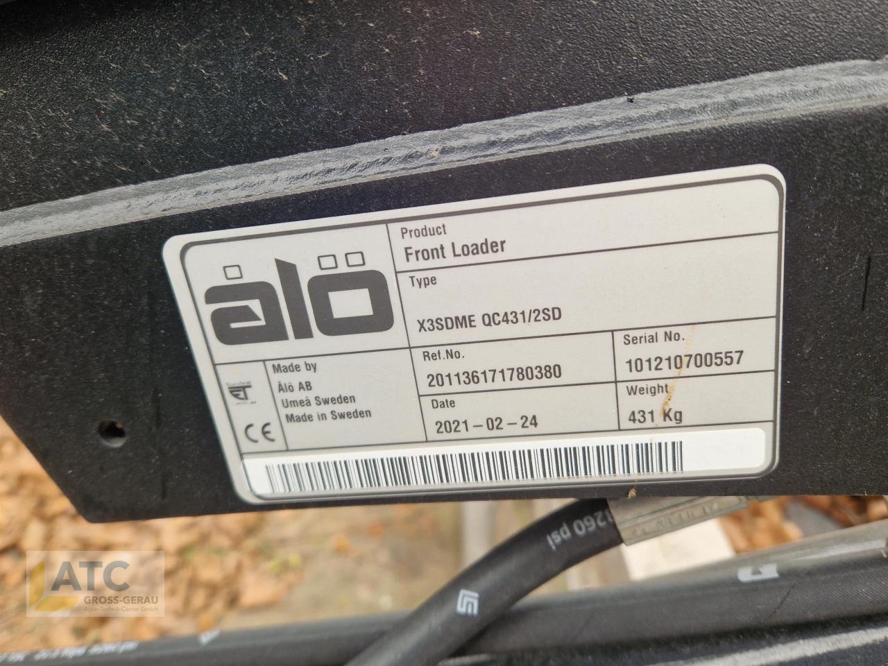 Frontlader des Typs Alö X3SDMEuro QC43rd1/2I, Gebrauchtmaschine in Groß-Gerau (Bild 3)