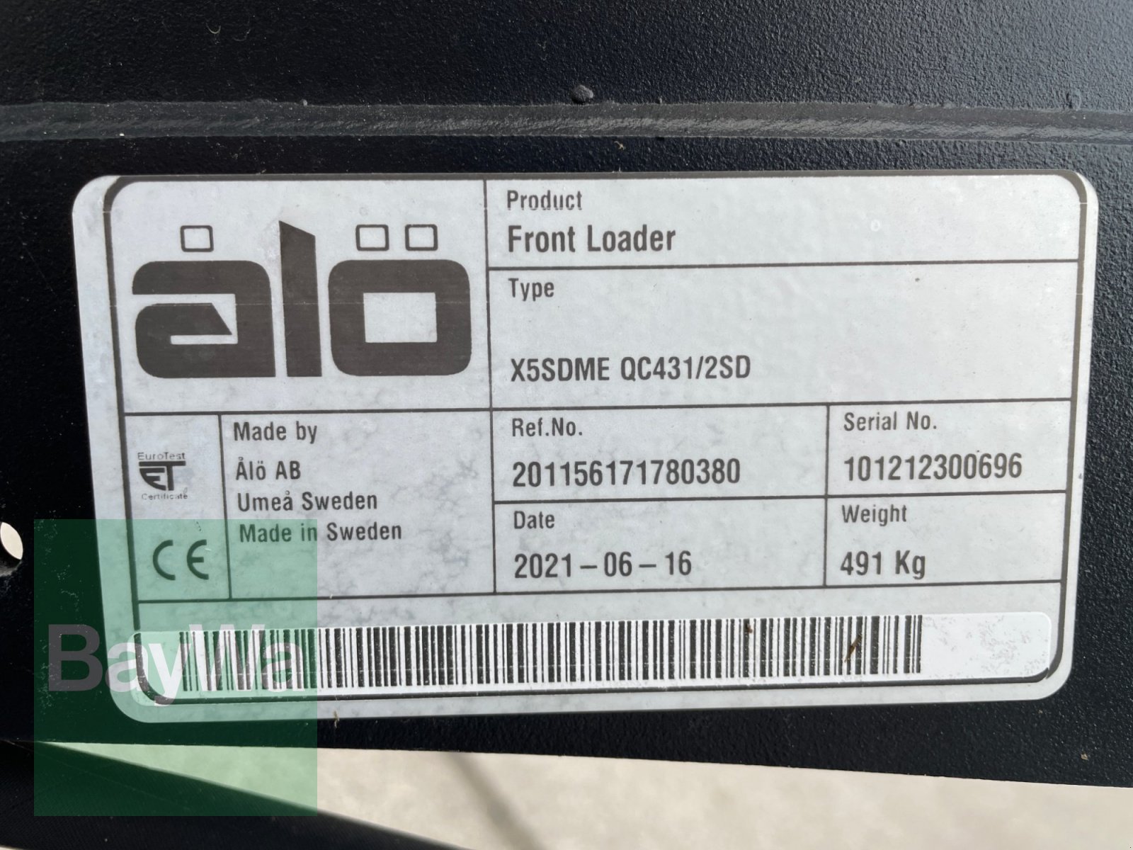 Frontlader des Typs Alö X5 S, Gebrauchtmaschine in Bamberg (Bild 11)