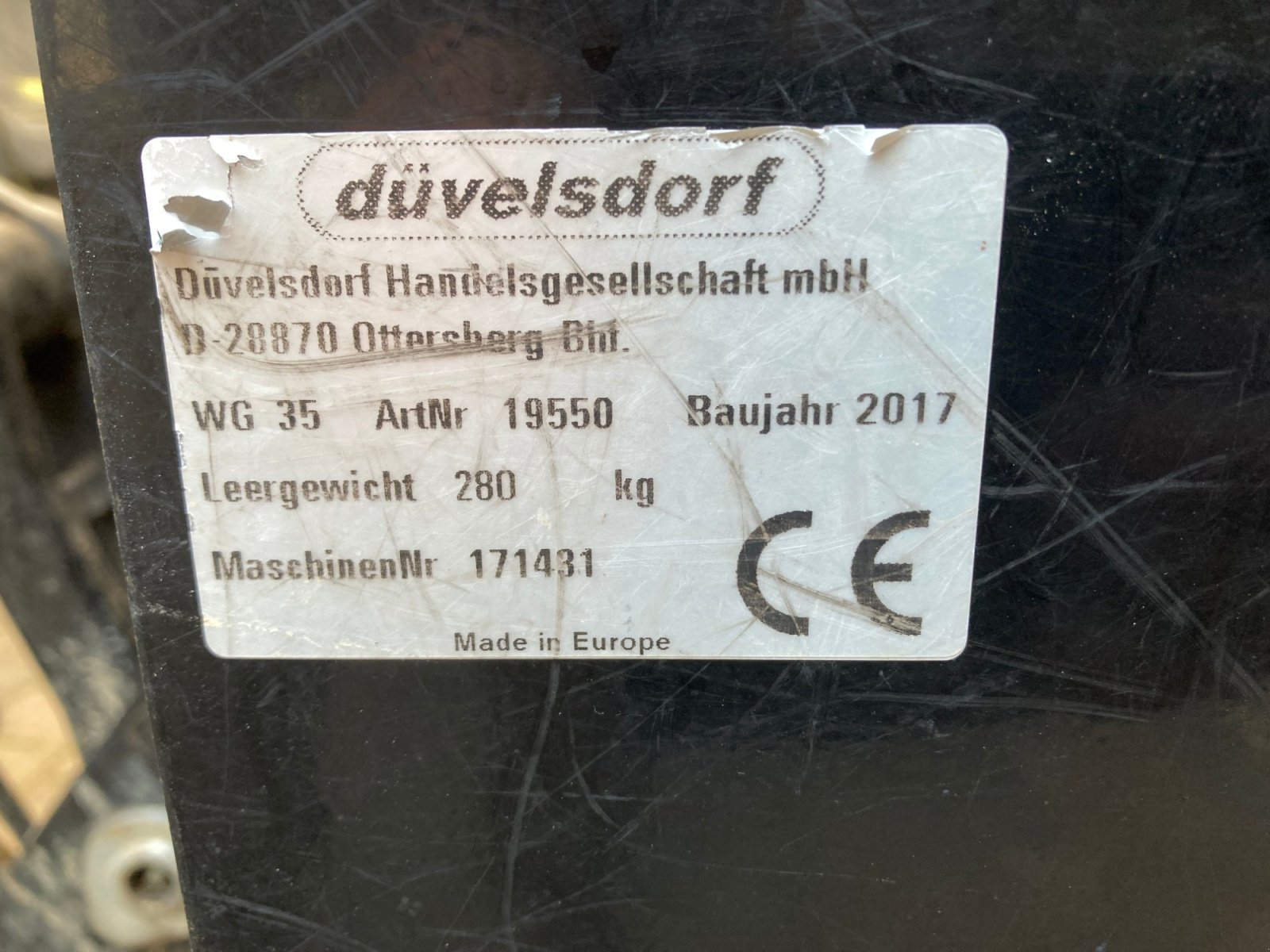 Frontlader Türe ait Düvelsdorf Silogabel 1,8m, Gebrauchtmaschine içinde Otzberg (resim 2)