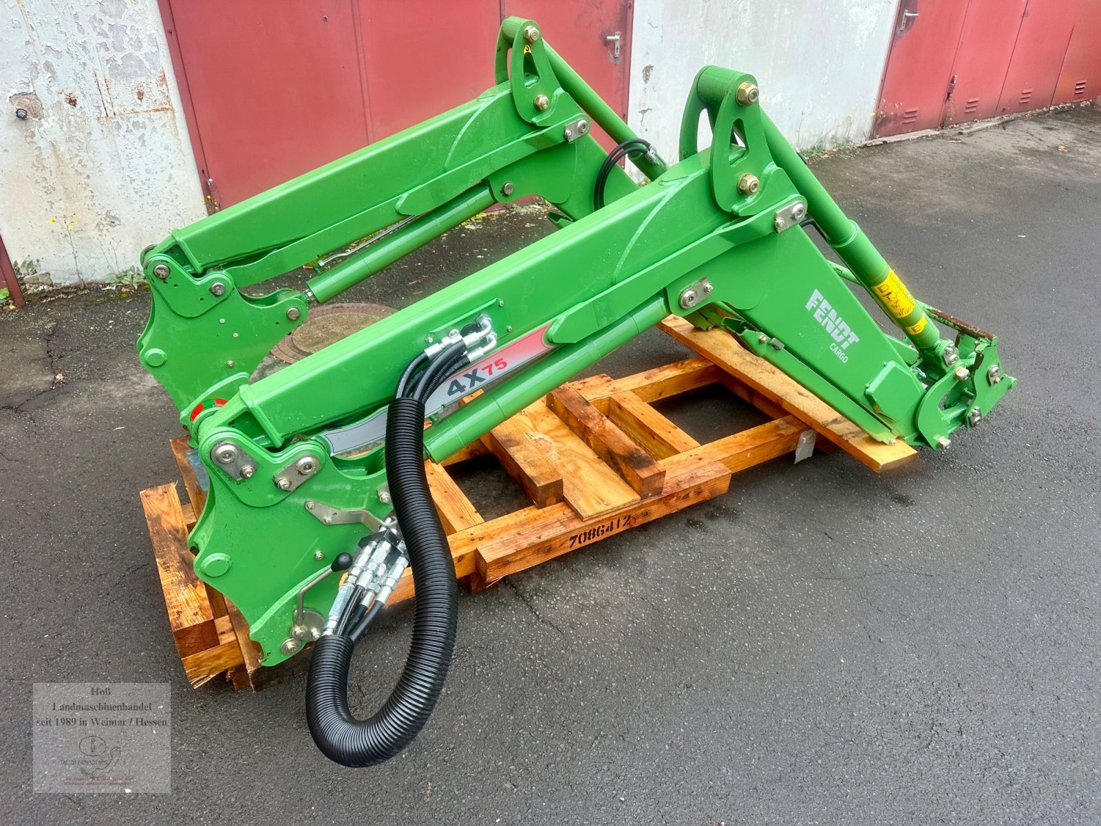 Frontlader типа Fendt Cargo 4 X 75 DW Frontlader, 3. Kreis, hydr. Werkzeugverriegelung, Dämpfung, Gebrauchtmaschine в Weimar/Hessen (Фотография 7)