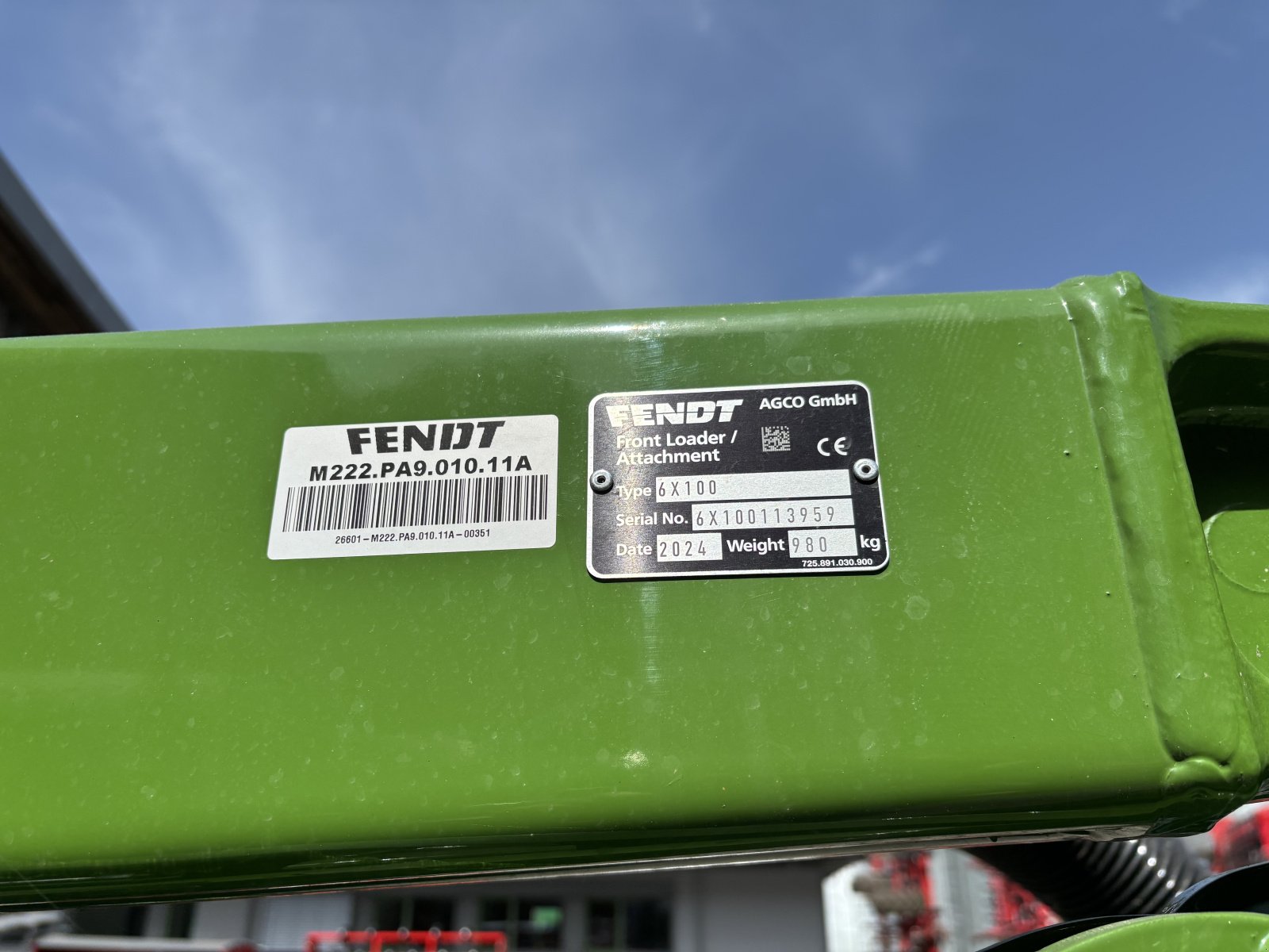 Frontlader of the type Fendt Cargo 6.100, Neumaschine in Karlsruhe (Picture 3)