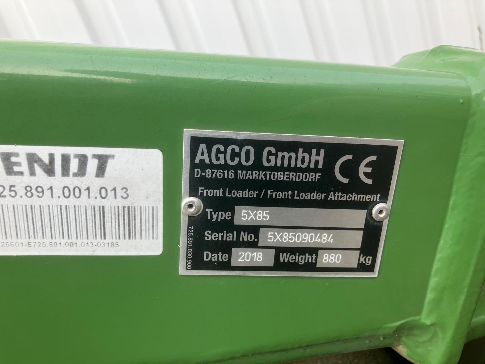 Frontlader van het type Fendt Frontlader 5x85 DW, Gebrauchtmaschine in Beedenbostel (Foto 6)