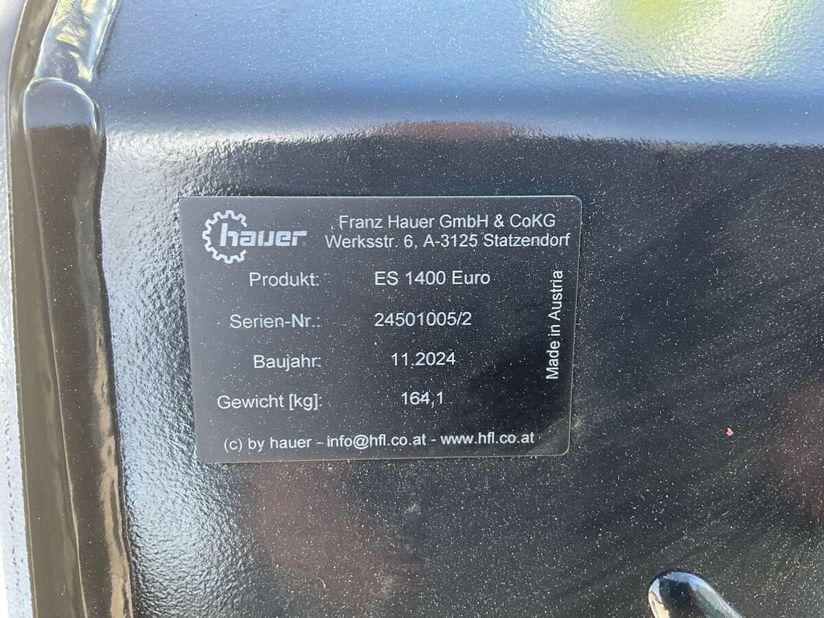 Frontlader of the type Hauer ES 1400 Euro Erdschaufel, Neumaschine in Zwettl (Picture 10)