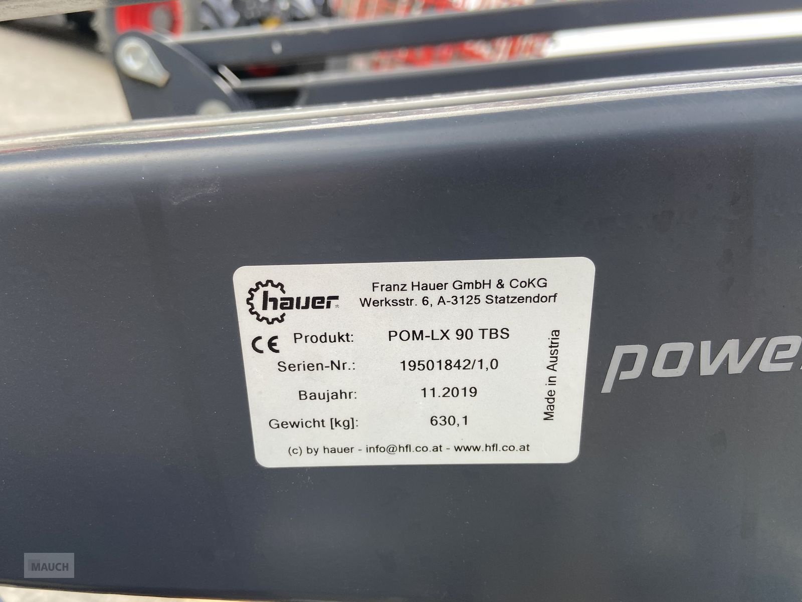 Frontlader типа Hauer Frontlader POM-LX 90 TBS, Gebrauchtmaschine в Burgkirchen (Фотография 18)