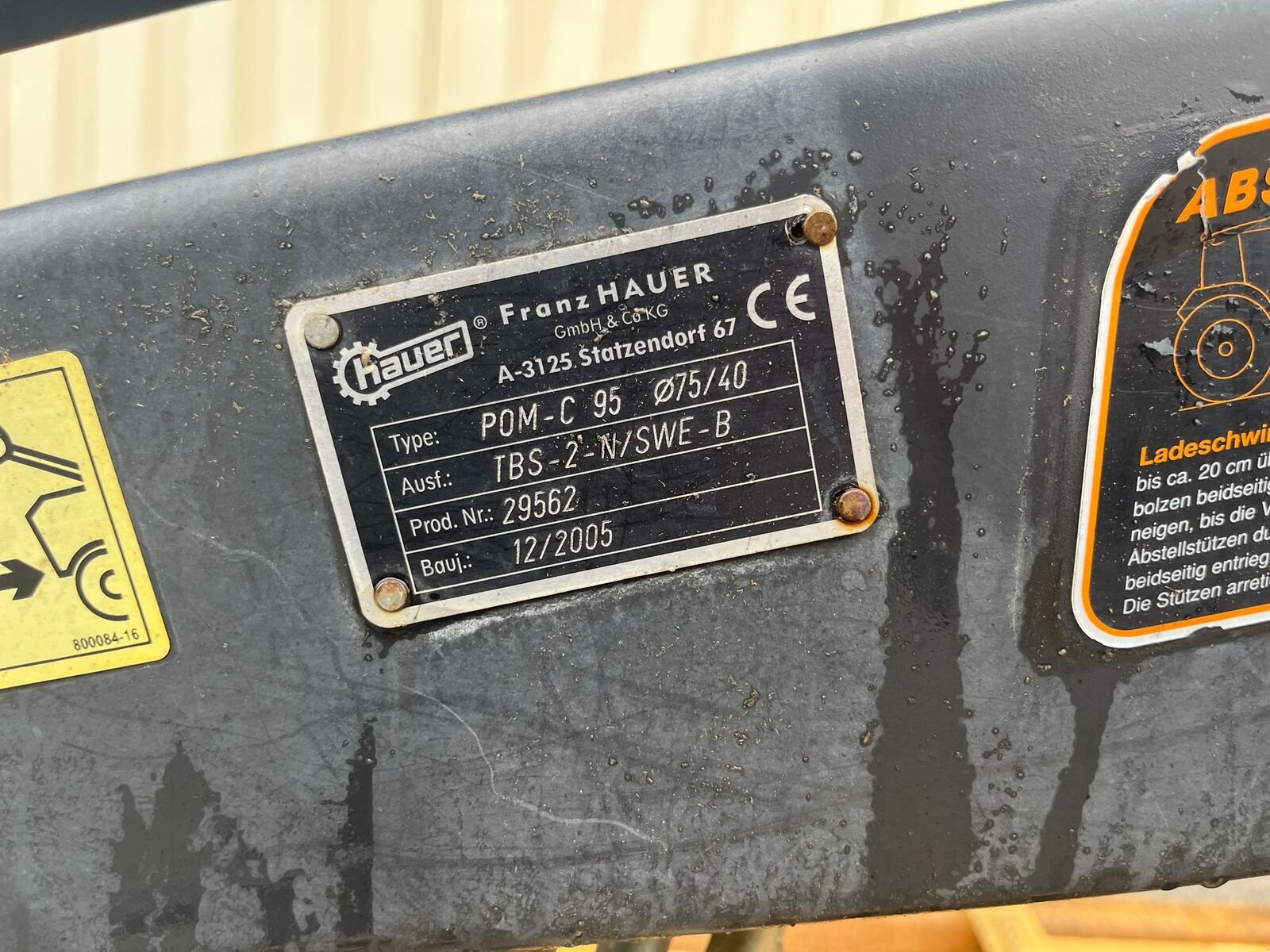 Frontlader от тип Hauer POM-C 95, Gebrauchtmaschine в Kalsdorf (Снимка 10)