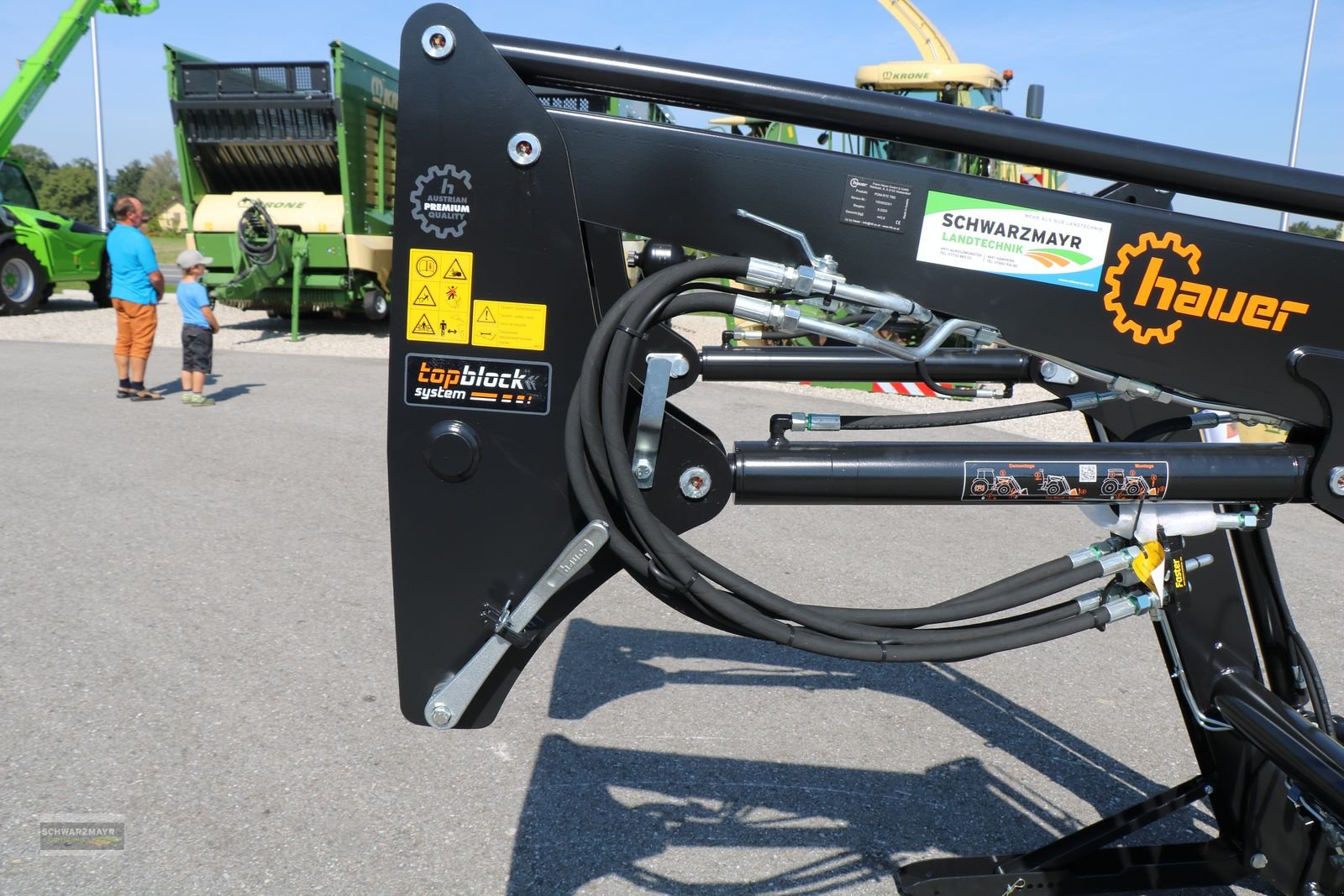 Frontlader van het type Hauer POM-R70, Neumaschine in Aurolzmünster (Foto 7)