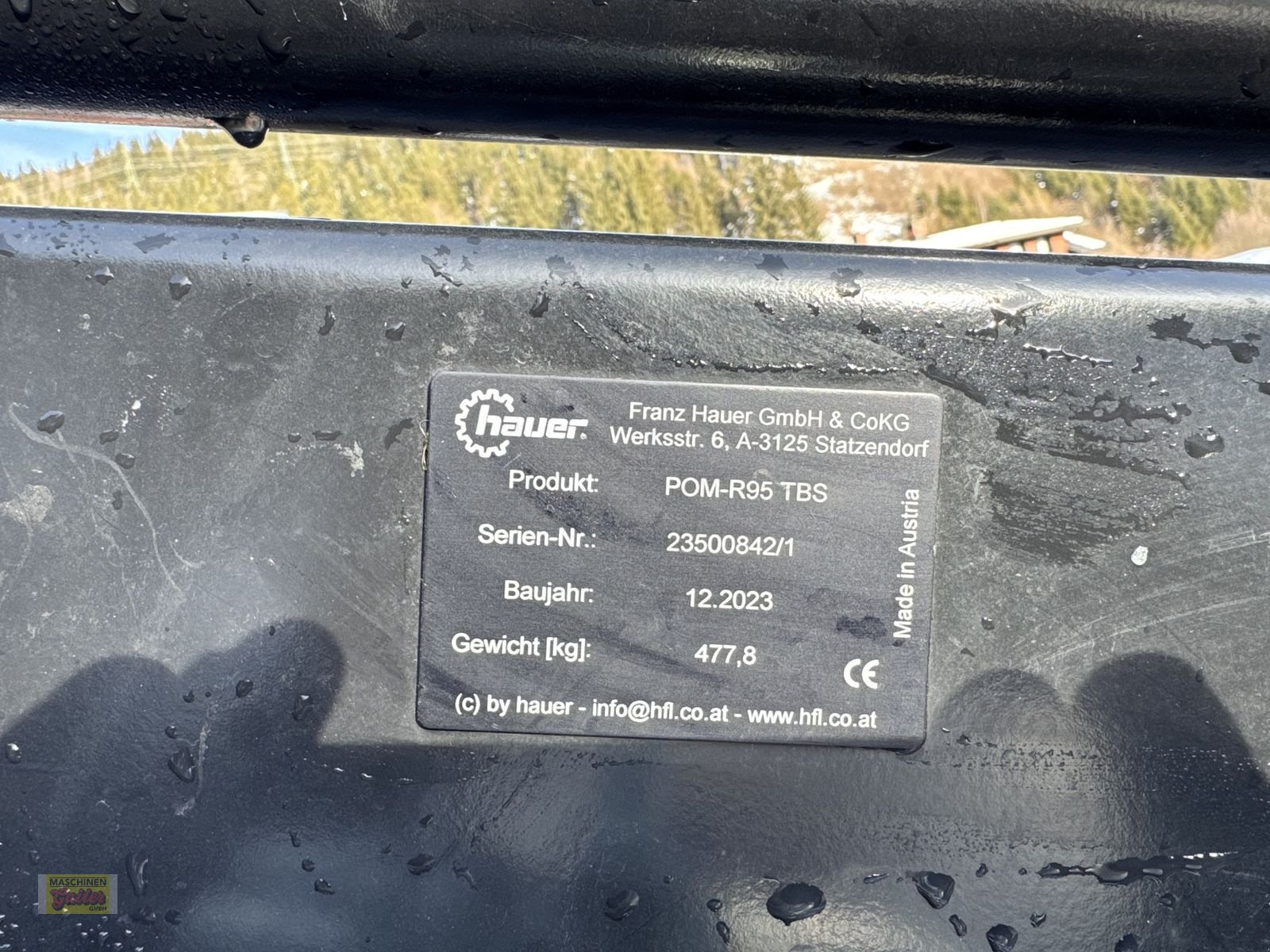 Frontlader типа Hauer POM-R95 TBS mit Euroaufnahme guter Zustand, Gebrauchtmaschine в Kötschach (Фотография 22)