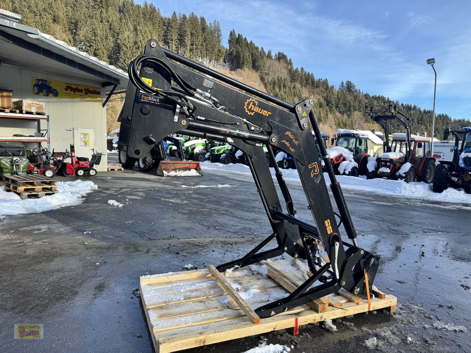 Frontlader типа Hauer POM-R95 TBS mit Euroaufnahme guter Zustand, Gebrauchtmaschine в Kötschach (Фотография 4)