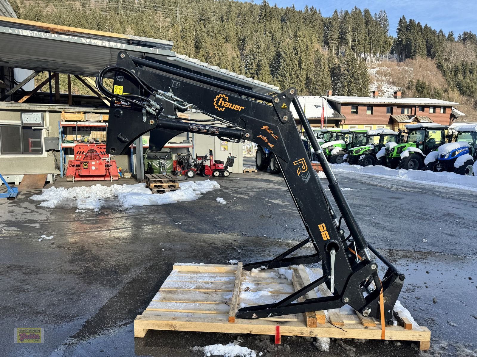 Frontlader типа Hauer POM-R95 TBS mit Euroaufnahme guter Zustand, Gebrauchtmaschine в Kötschach (Фотография 3)