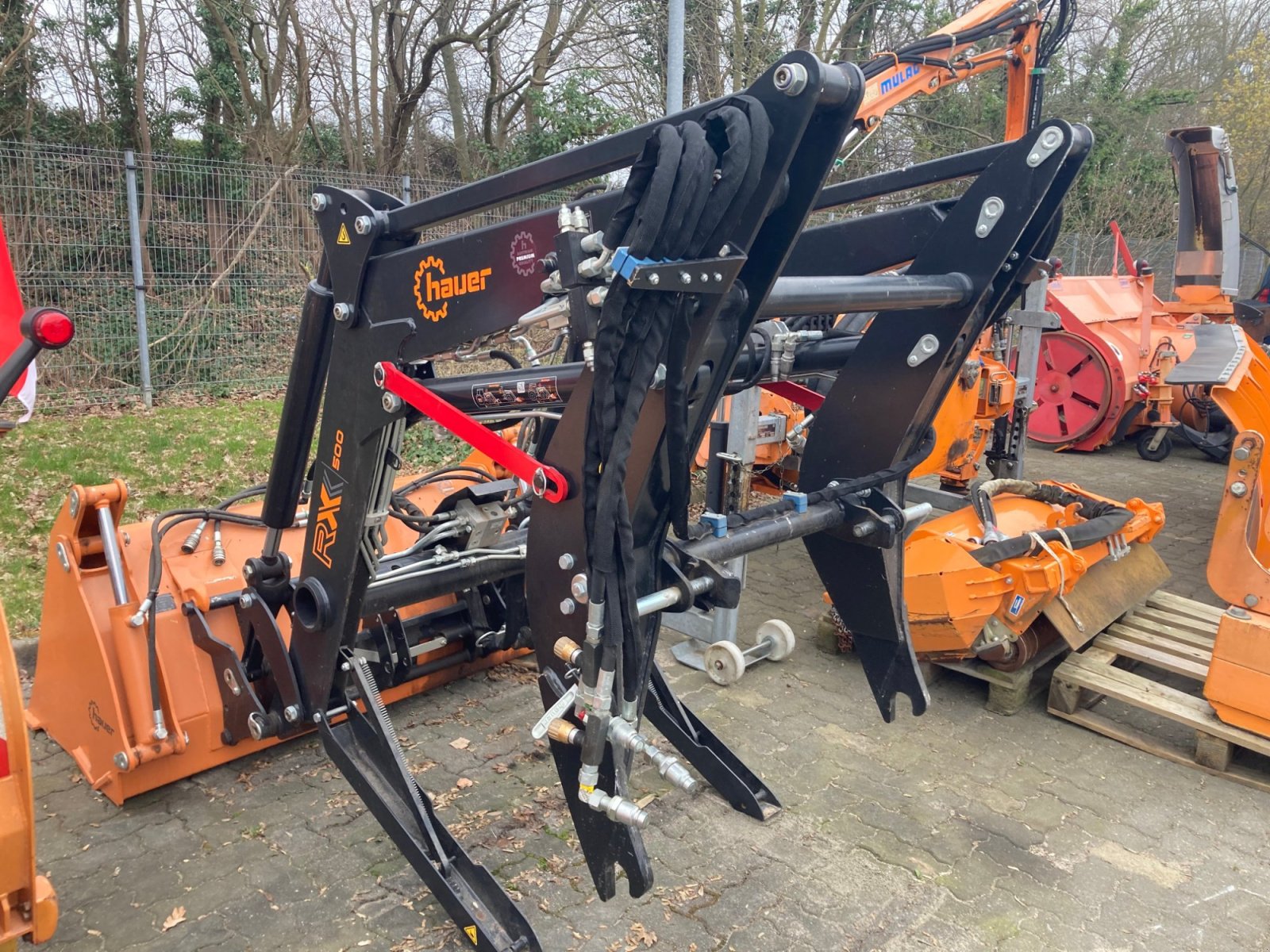 Frontlader des Typs Hauer POM-RX 500, Gebrauchtmaschine in Wiedemar (Bild 3)