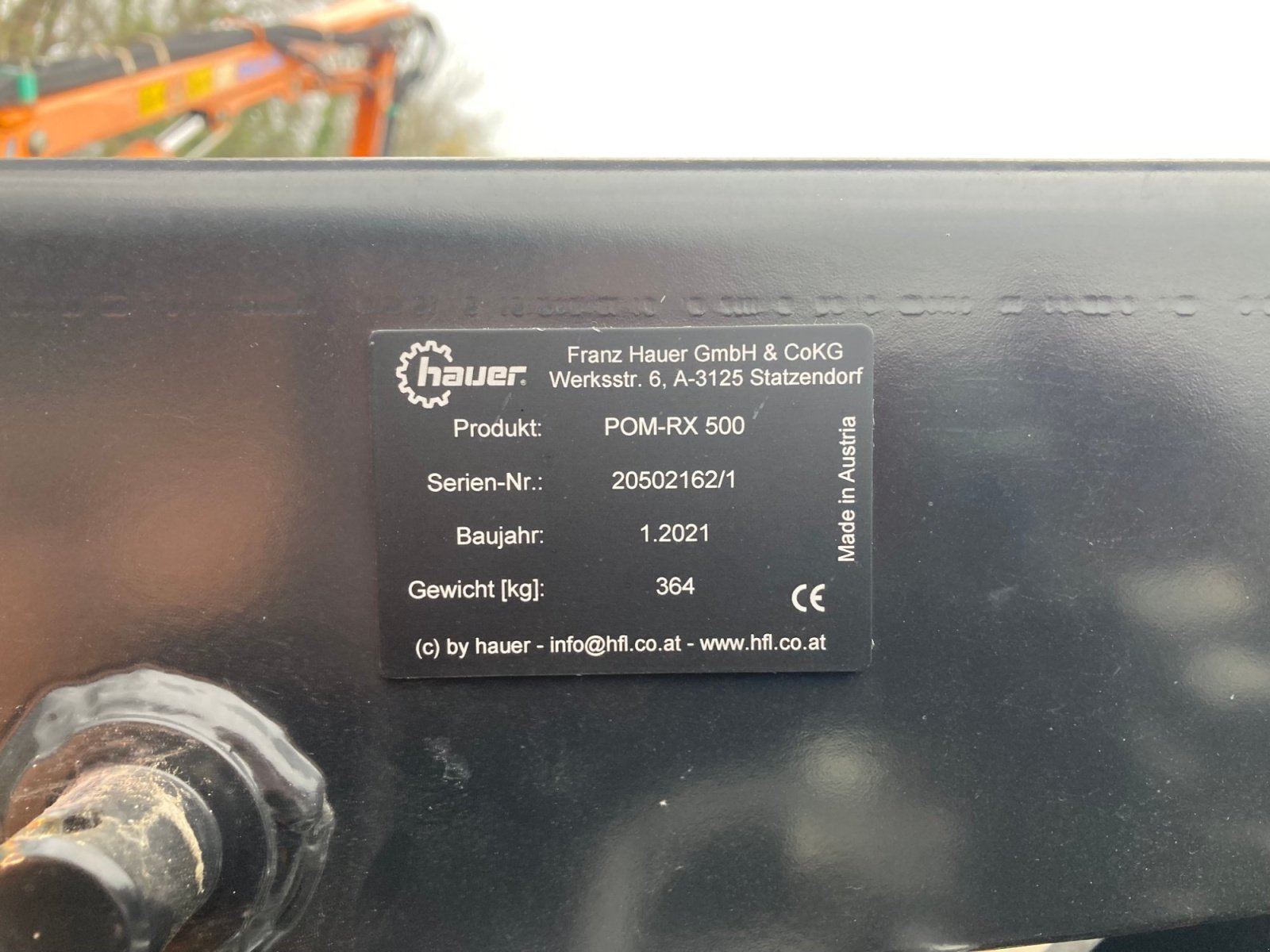 Frontlader des Typs Hauer POM-RX 500, Gebrauchtmaschine in Wiedemar (Bild 11)