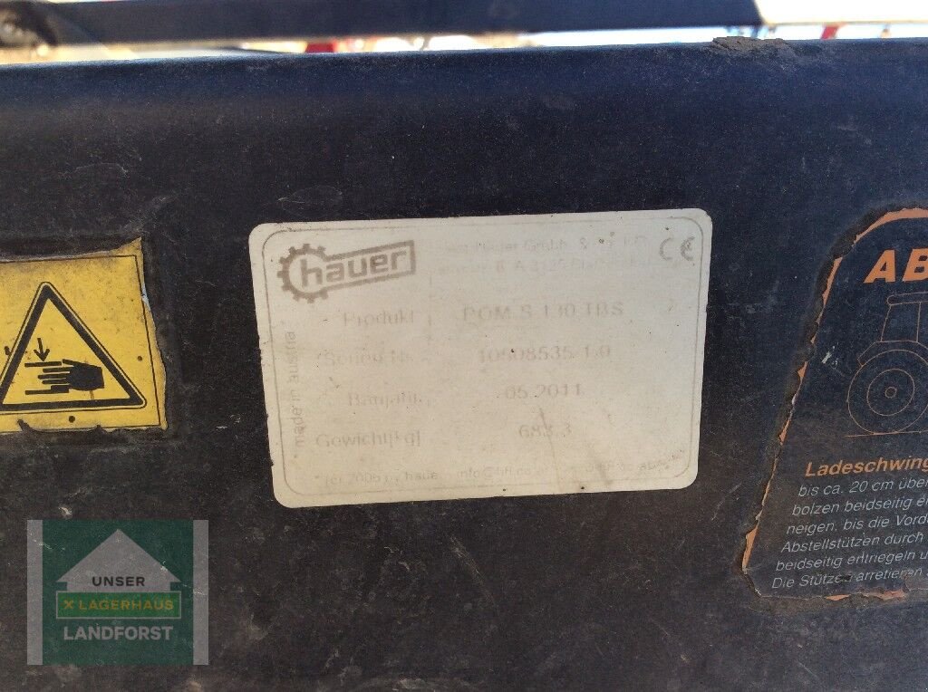 Frontlader tip Hauer POM-S 130, Gebrauchtmaschine in Kobenz bei Knittelfeld (Poză 9)