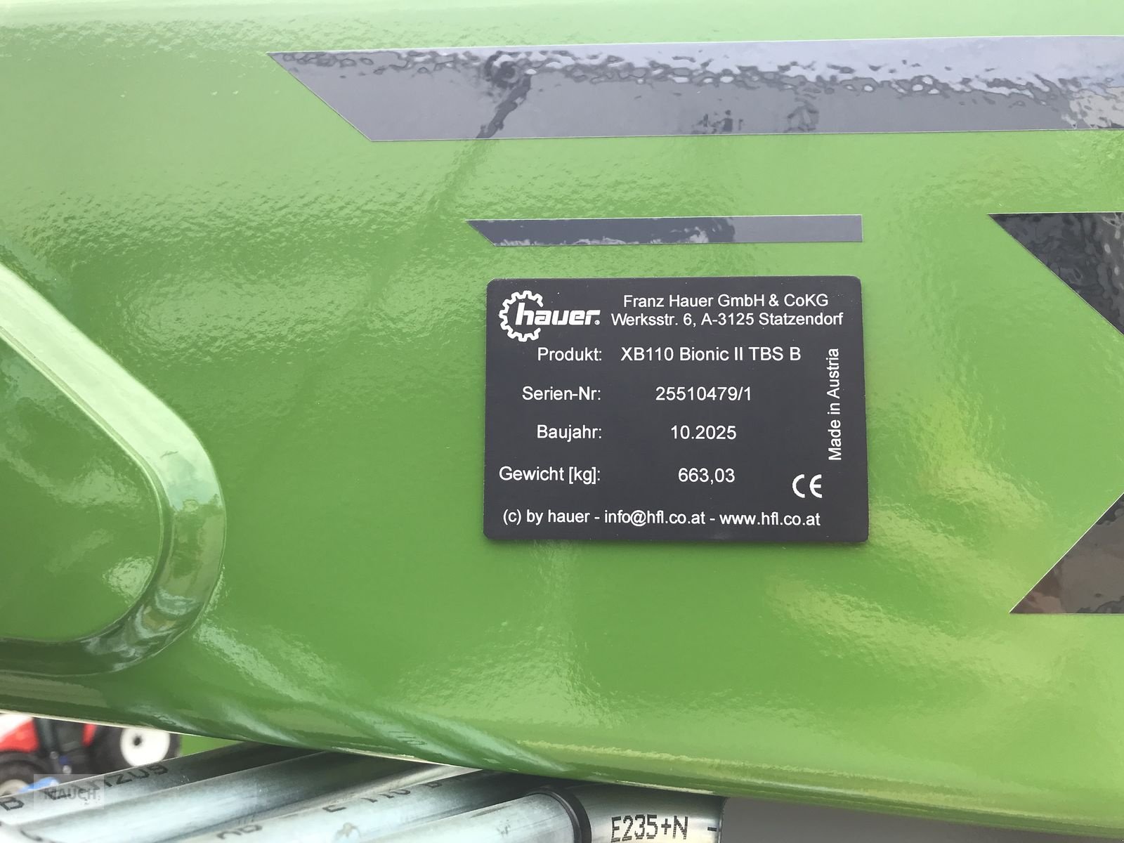 Frontlader του τύπου Hauer XB110 Bionic II + Anbaukonsole, Neumaschine σε Burgkirchen (Φωτογραφία 11)