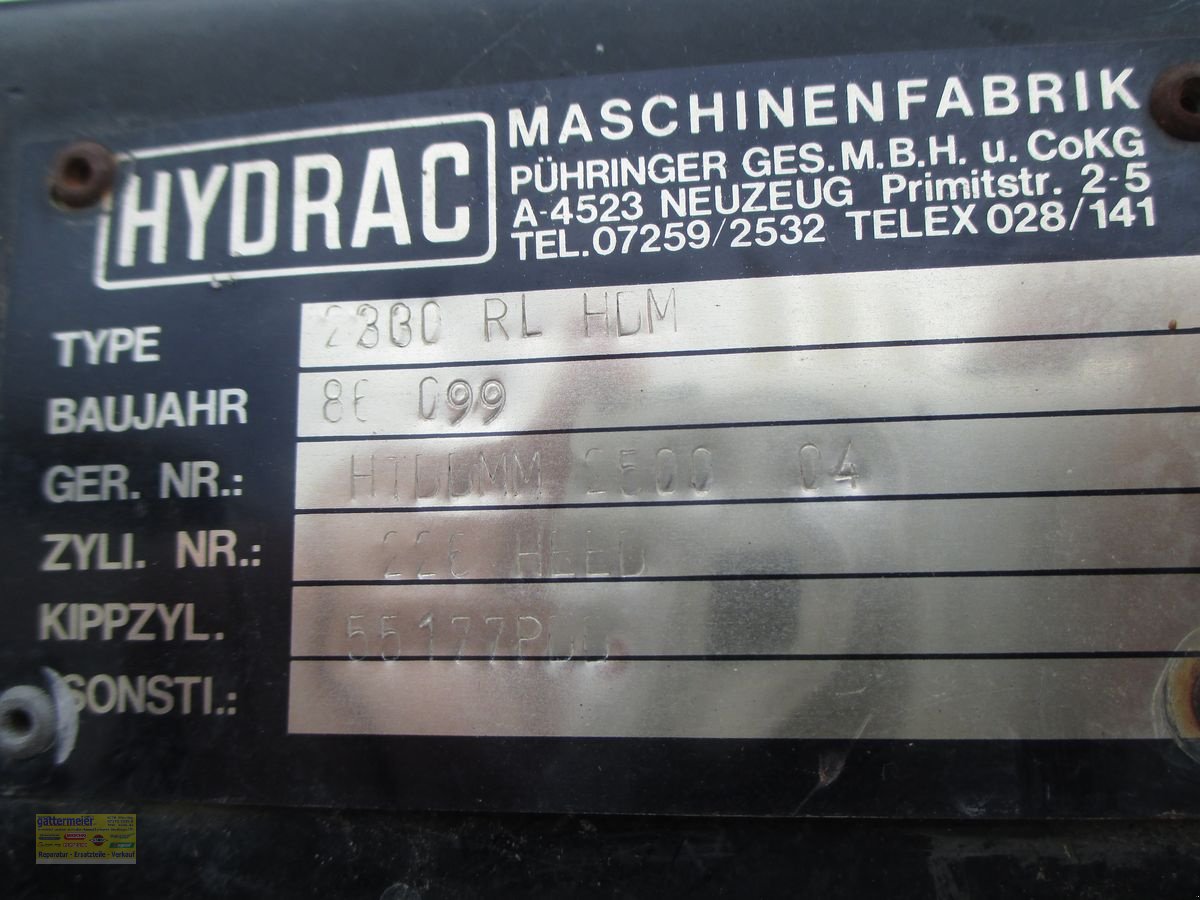 Frontlader typu Hydrac 2300, Gebrauchtmaschine w Eferding (Zdjęcie 3)