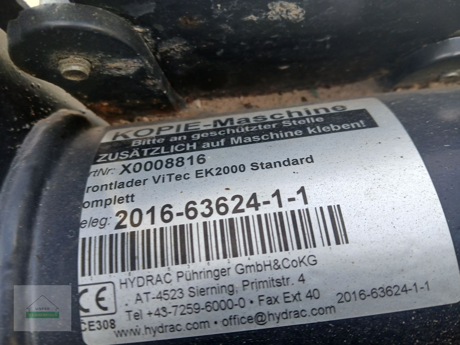 Frontlader des Typs Hydrac ViTec EK 2000, Gebrauchtmaschine in Aschbach (Bild 2)