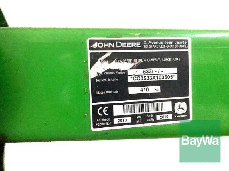 Frontlader des Typs John Deere 533 FRONTLADER, Gebrauchtmaschine in Murnau (Bild 3)