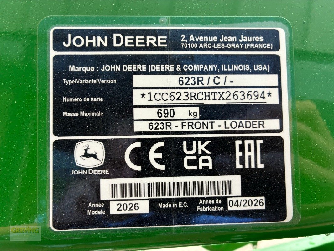 Frontlader za tip John Deere 623R, Neumaschine u Ahaus (Slika 7)