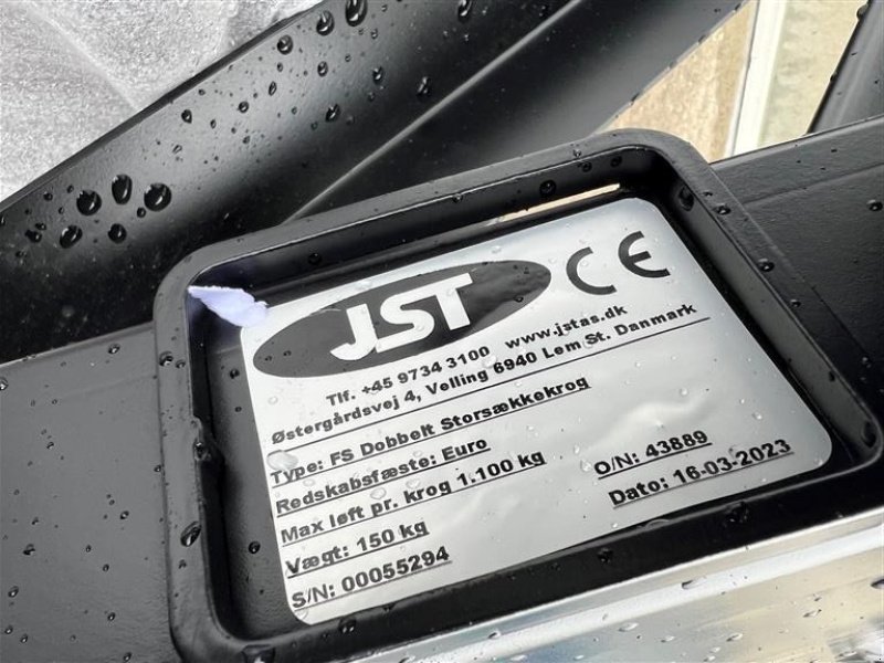 Frontlader des Typs JST Ballespyd FS Multiballefork m Mekanisk opklap & overdel, Gebrauchtmaschine in Rødekro (Bild 4)