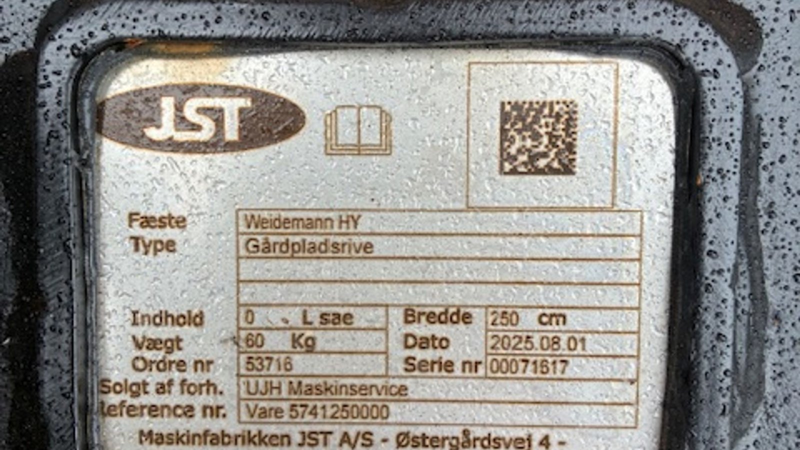 Frontlader типа JST Gårdrive 2,5 meter, Gebrauchtmaschine в Nibe (Фотография 6)