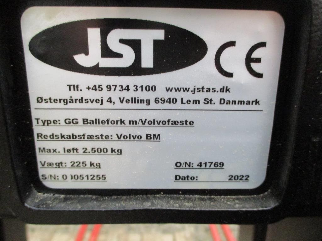Frontlader типа JST Halmspyd med overbygning og Volvo beslag til gummiged og rendegraver, Gebrauchtmaschine в Lintrup (Фотография 2)
