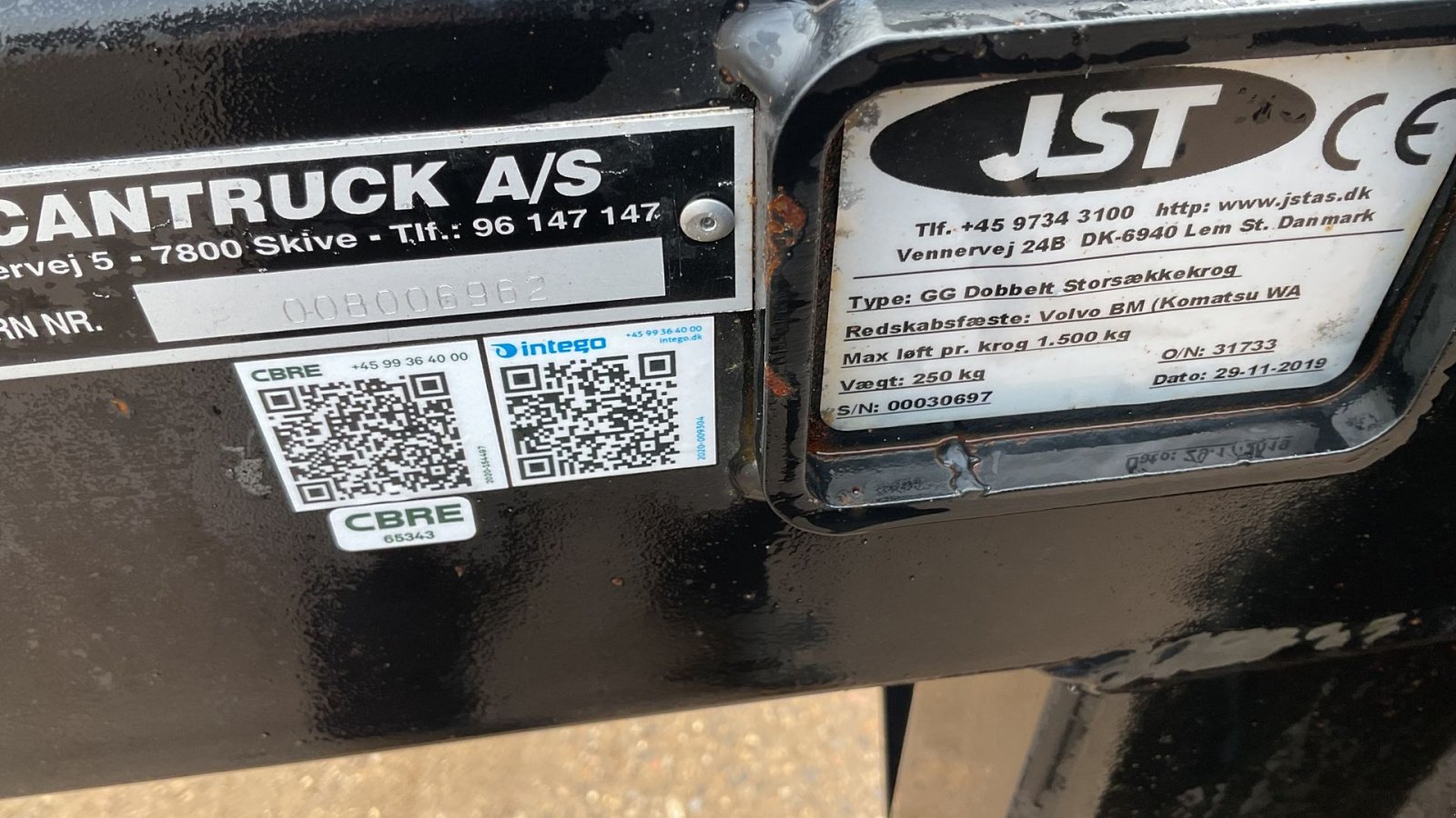 Frontlader des Typs JST Storsækkekrog, Gebrauchtmaschine in Bording (Bild 5)