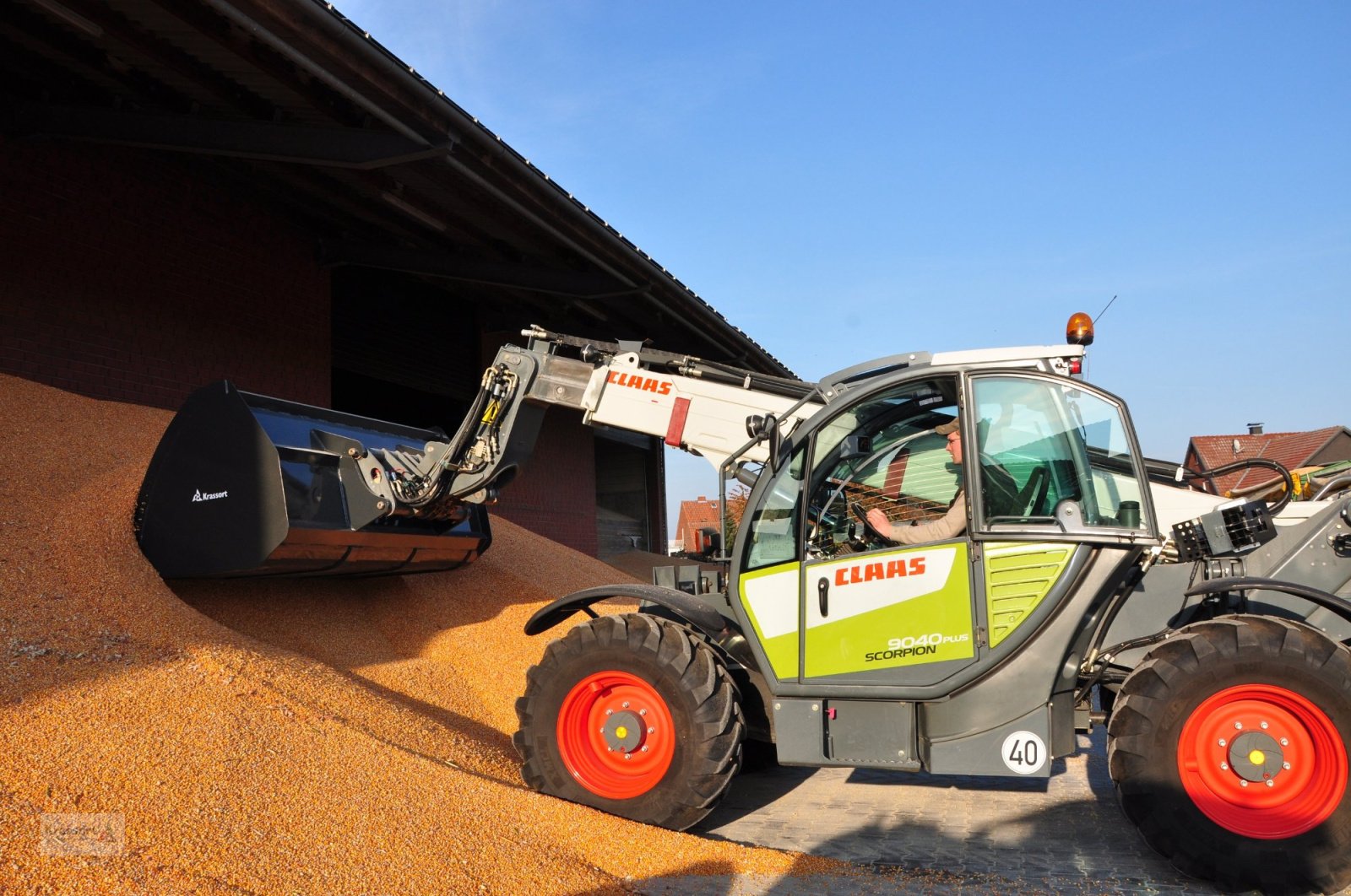 Frontlader типа Krassort Getreide-Volumenschaufel, Neumaschine в Sassenberg (Фотография 9)