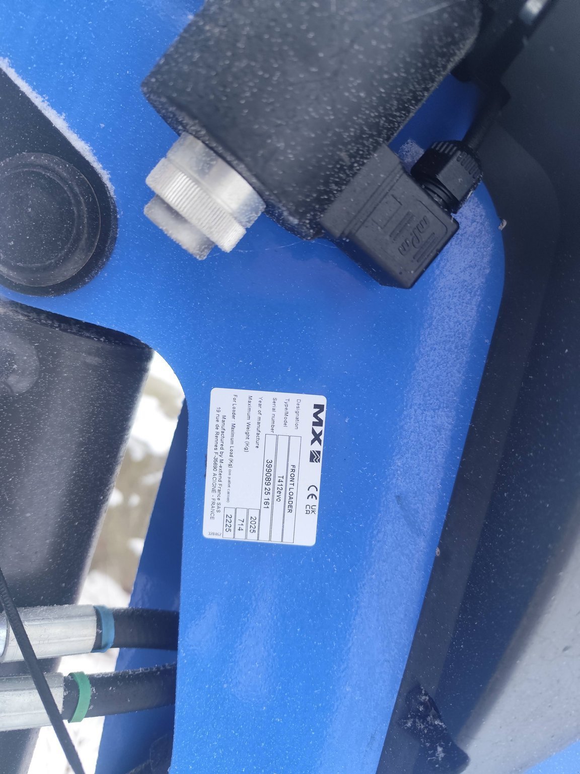 Frontlader typu Mailleux BRANCARD  T412, Gebrauchtmaschine v Le Horps (Obrázek 6)