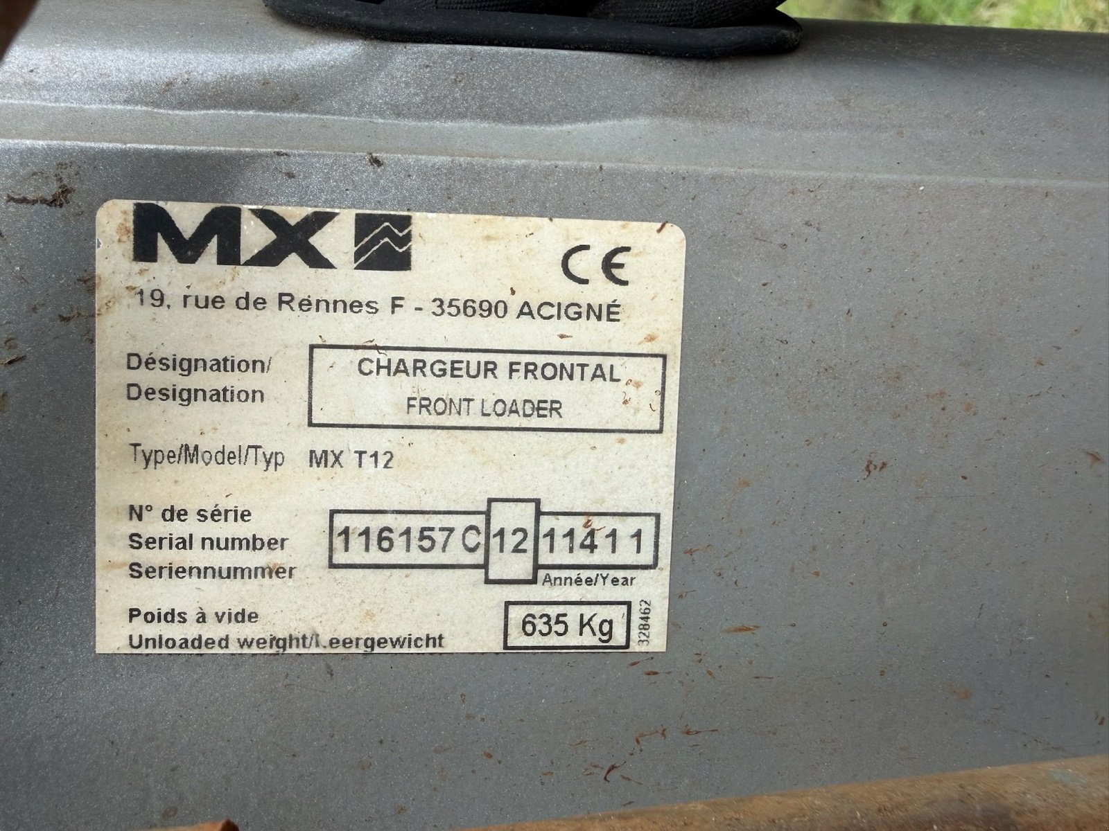 Frontlader typu Mailleux Chargeur frontal T12 . MX, Gebrauchtmaschine w SAINT CLAIR SUR ELLE (Zdjęcie 3)